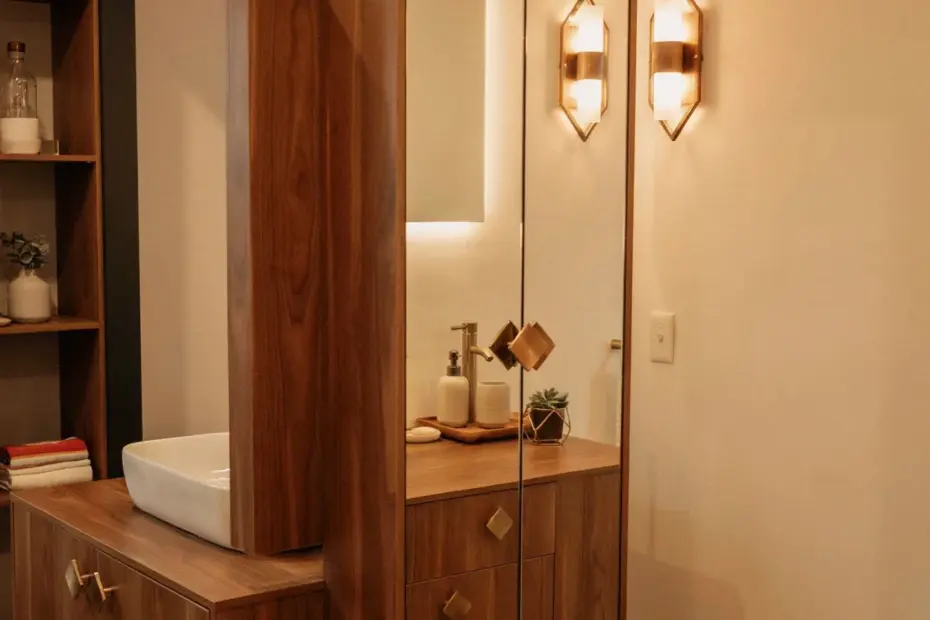 Custom Bathroom Vanity Ideas for Small Bathrooms | Modern Built-In Storage
