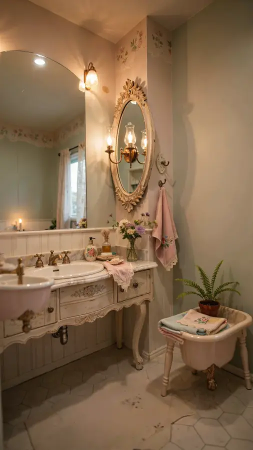 Bathroom Vanity Ideas with Built-In Shelving | Maximize Small Bathroom Space | Toilet and Sink Layout