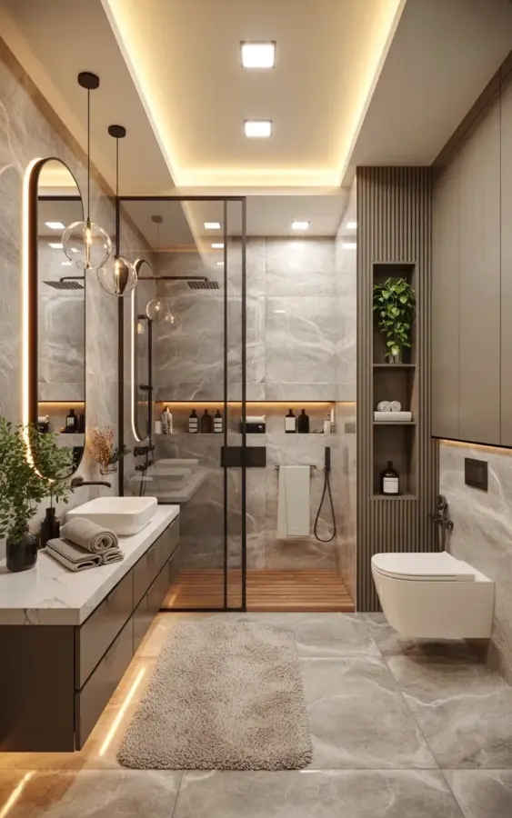 Budget Bathroom Ideas: How to Get This Expensive Marble Look for Less