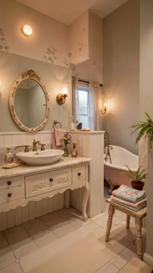 Small Bathroom Vanity Ideas with Open Shelving for a Spring Refresh