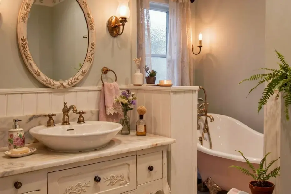 Small Bathroom Vanity Ideas with Open Shelving for a Spring Refresh